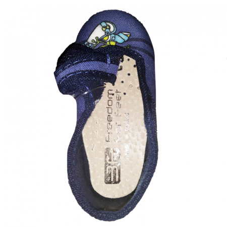 Pantofi profilactici din panza pentru baieti 3F 3FN3B-19, Bleumarin [4]