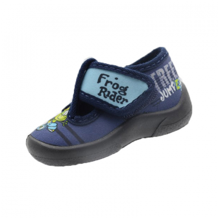 Tenisi baieti - Pantofi profilactici din panza pentru baieti 3F 3FN3B-19, Bleumarin