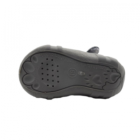 Pantofi profilactici din panza pentru baieti Renbut 33-416-98G-19, Gri [2]