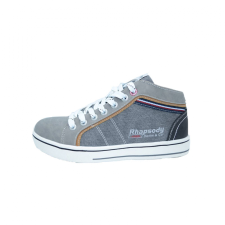Adidasi baieti - Pantofi sport baieti American Club 703027-G, Gri
