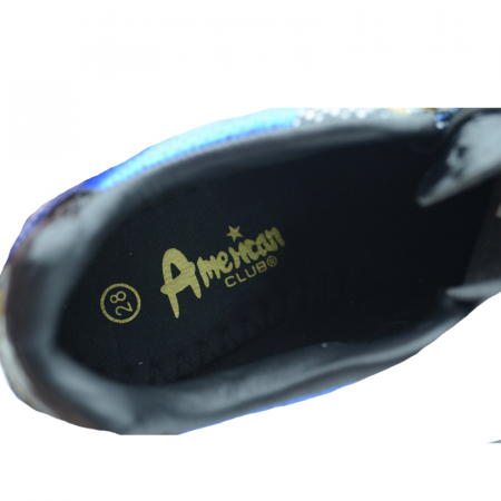 Pantofi sport de fotbal pentru baieti American Club OG24/19A, Albastru [4]