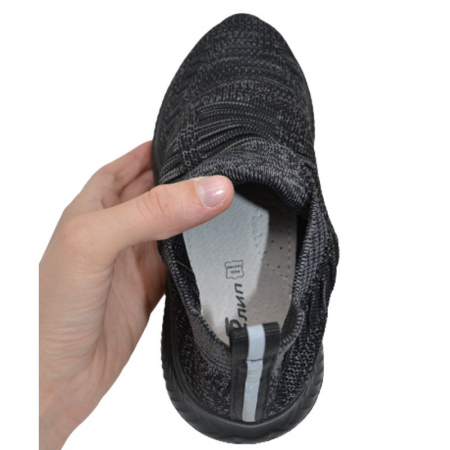 Pantofi sport din panza pentru baieti Tom Miki T-0361-A, Negru [3]