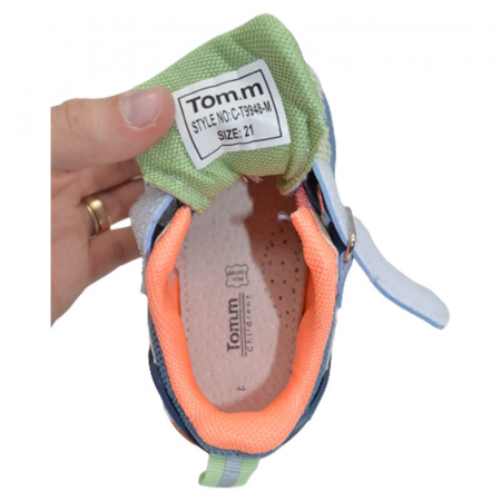 Pantofi sport ortopedici din panza pentru fete Tom Miki C-T9948-M, Multicolor [3]