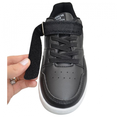Pantofi sport pentru baieti American Club ES116/23, Negru [1]