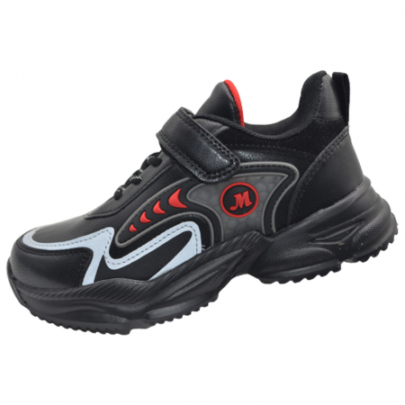 Adidasi baieti - Pantofi sport ortopedici pentru baieti Tom Miki C-T8643-E, Negru