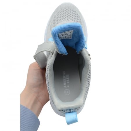 Pantofi sport pentru baieti American Club RD12/22, Gri [1]