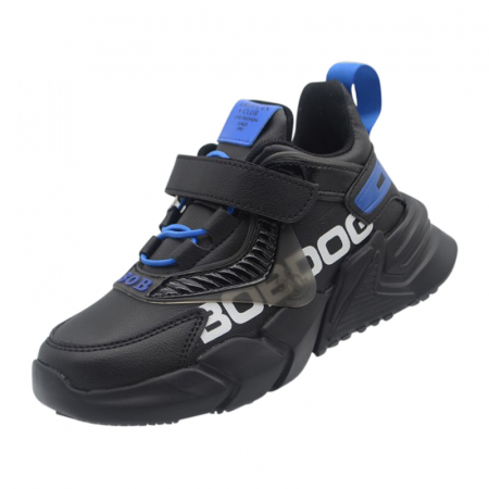 Adidasi baieti - Pantofi sport pentru baieti American Club BD13/21 BD13/21-32, Negru