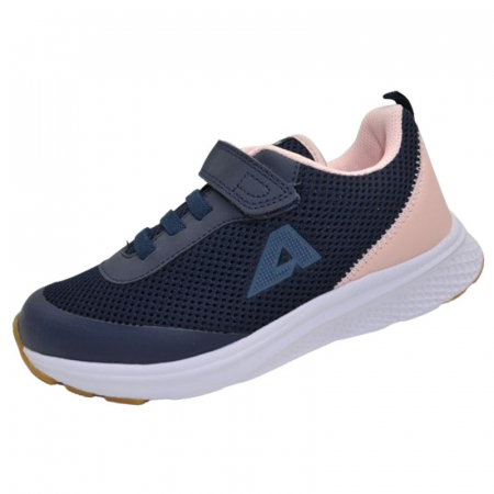 Adidasi fete - Pantofi sport pentru fete American Club ES128/23, Bleumarin