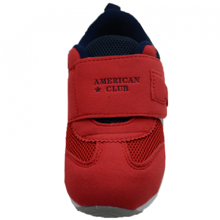 Pantofi sport pentru baieti American Club ES14/21-22, Rosu [1]