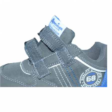Pantofi sport pentru baieti American Club ES31/19G-31, Gri [6]