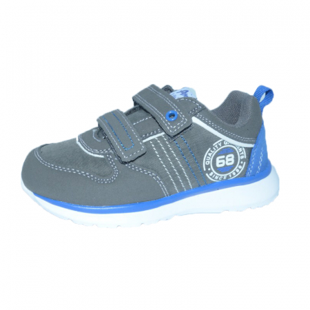 Adidasi baieti - Pantofi sport pentru baieti American Club ES31/19G-31, Gri