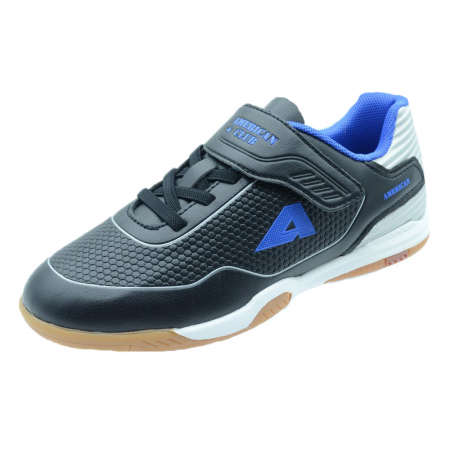 Adidasi baieti - Pantofi sport pentru baieti American Club OG24/20-33, Negru
