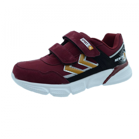 Adidasi baieti - Pantofi sport pentru baieti Bessky B8991B-7, Visiniu