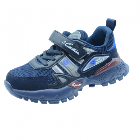 Adidasi baieti - Pantofi sport pentru baieti Bessky B9874-1B, Bleumarin
