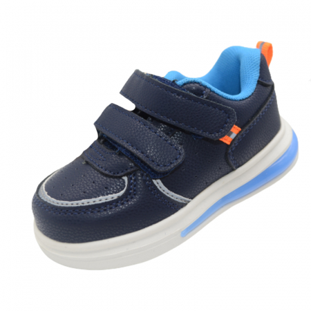 Pantofi cu siret si scai baieti - Pantofi pentru baieti Clibee E-129, Bleumarin