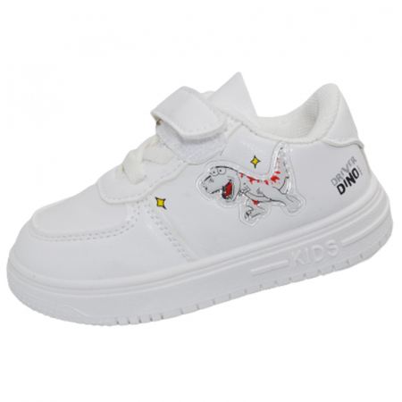 Adidasi baieti - Pantofi sport pentru baieti Tom Miki T-10419-B, Alb