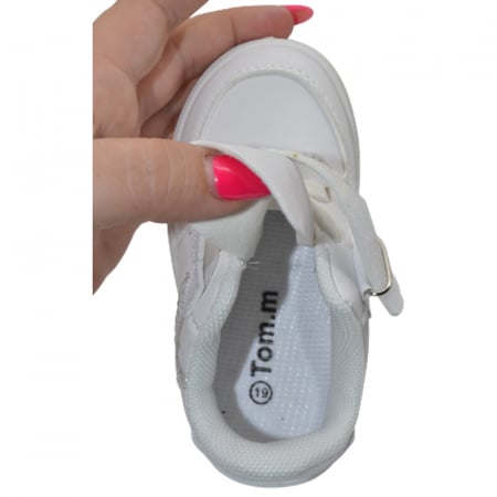 Pantofi sport pentru baieti Tom Miki T-10419-B, Alb [3]