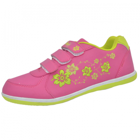 Adidasi fete - Pantofi sport pentru fete American Club 100823-2, Fucsia