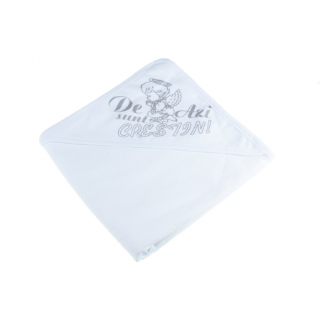 Crasme de mir - Panza de mir pentru botez 85 x 80 cm Mini Junior 006A1, Alb