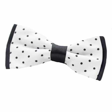 Cravate si papioane - Papion pentru baieti Mini Junior PBD-31-universal, Alb