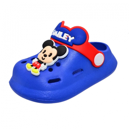 Incaltaminte baieti - Papuci din spuma EVA Mickey Mouse pentru baieti Mini Junior PSE-2, Albastru