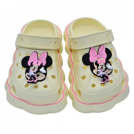 Papuci din spuma EVA Minnie Mouse pentru fete Mini Junior PSE-6, Galben [4]