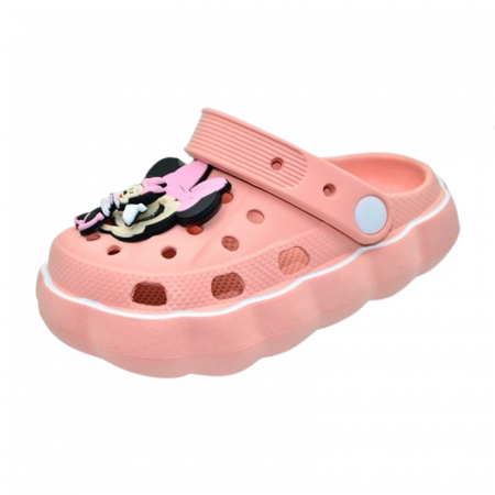 Papuci si slapi fete - Papuci din spuma EVA Minnie Mouse pentru fete Mini Junior PSE-8, Coral