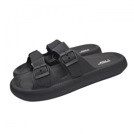 Incaltaminte adulti - Papuci din spuma EVA, pentru barbati, American Club, NH157N, Negru
