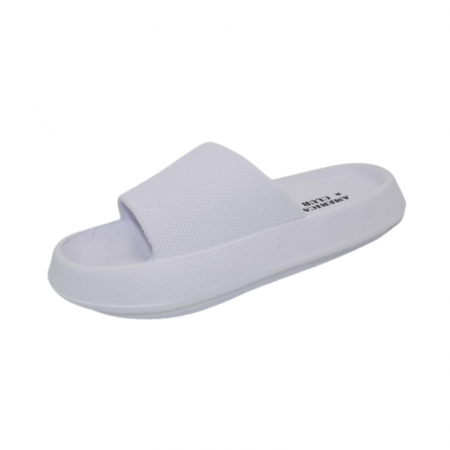 Incaltaminte adulti - Papuci din spuma EVA, pentru dama, American Club, NH139/24A, Alb