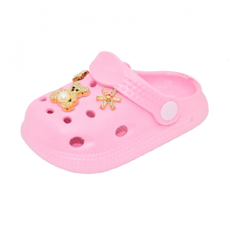 Încălțaminte fete - Papuci din spuma EVA pentru fete Mini Junior PAP-MJ10, Roz