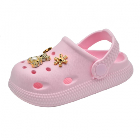 Încălțaminte fete - Papuci din spuma EVA pentru fete Mini Junior PAP-MJ17, Roz