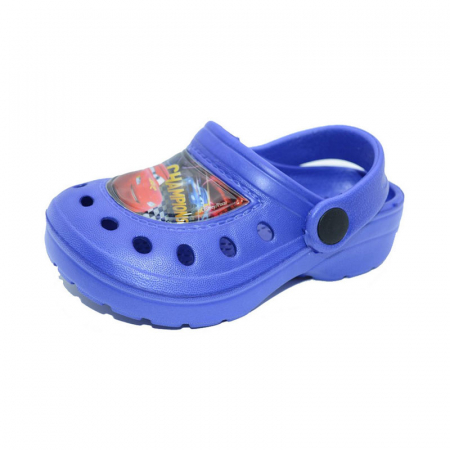 Papuci si slapi baieti - Papuci din spuma pentru baieti Cars Disney 870-204A-27-28, Albastru