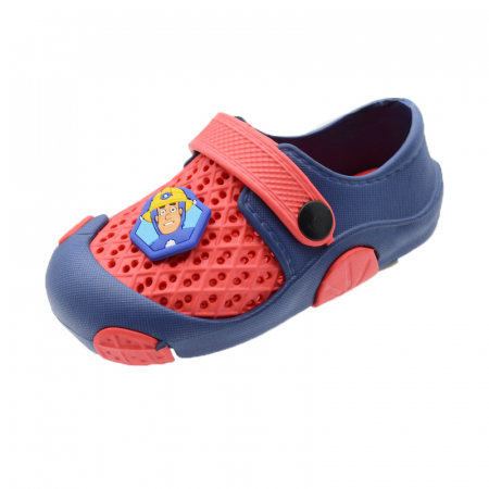 Papuci si slapi baieti - Papuci din spuma pentru baieti Setino Pompierul Sam 870-435R-29-30, Multicolor