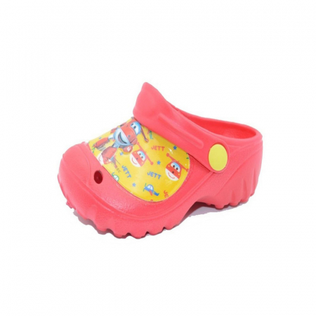 Papuci si slapi baieti - Papuci din spuma pentru baieti Super Wings Sun City QE4903RO-34-35, Rosu