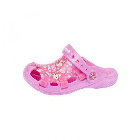 Papuci si slapi fete - Papuci din spuma pentru copii American Club 352/16R-31, Roz