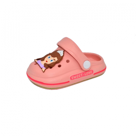 Papuci si slapi fete - Papuci din spuma pentru fete Mini Junior PPMJ-5, Coral