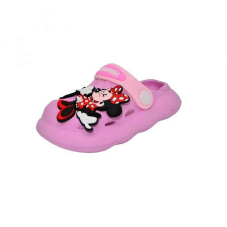 Papuci si slapi fete - Papuci din spuma pentru fete Mini Junior PPMJ-9, Roz