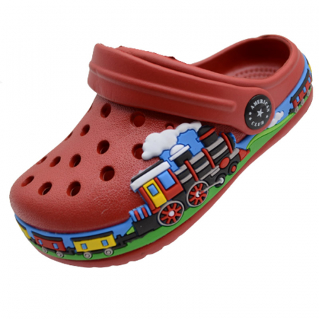 Papuci pentru baieti American Club NH 46/22, Rosu [0]