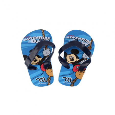 Incaltaminte baieti - Papuci din cauciuc pentru baieti Mickey Mouse Setino 870-170B-28, Bleumarin