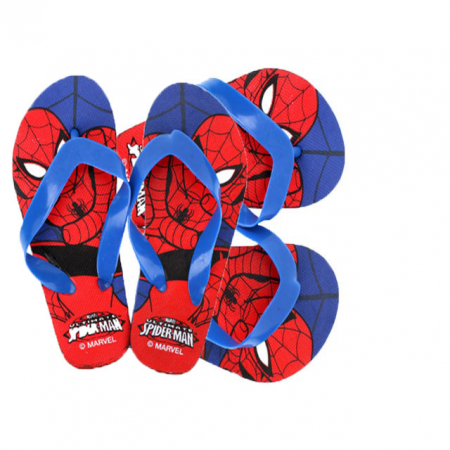 Papuci din cauciuc pentru baieti Spider Man Setino 870-194A-32, Albastru [2]