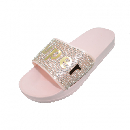 Papuci si slapi fete - Papuci pentru fete Mini Junior JX-1867A-32, Roz