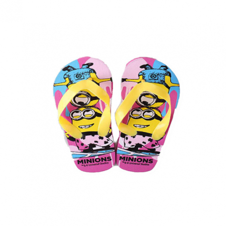 Încălțaminte fete - Papuci pentru fete Minions Setino 870-209G-34, Roz