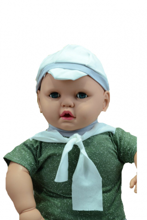 Papusa baietel 60 cm pentru copii 3+ ani Mini Junior PFN5-C, Multicolor [1]
