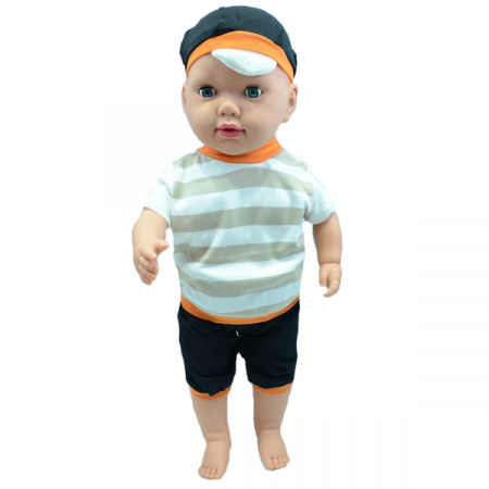 Papusi - Papusa baietel 60 cm pentru copii 3+ ani Mini Junior 050851P