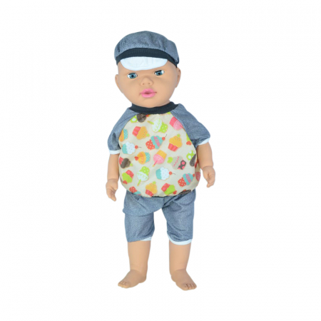 Papusi - Papusa baietel 60 cm pentru fete 3+ ani Mini Junior 056228-3K, Multicolor