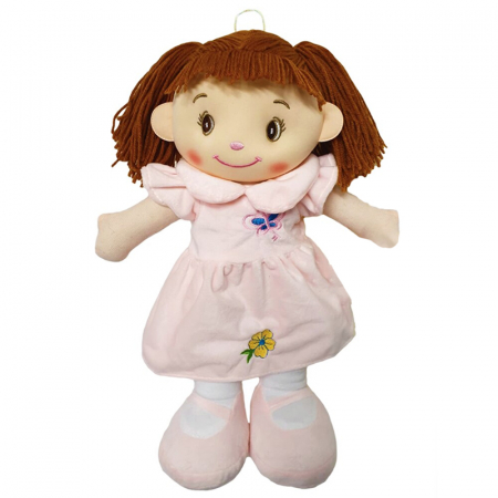 Papusi - Papusa vorbitoare de plus 50 cm  RCO WJ7217, Roz