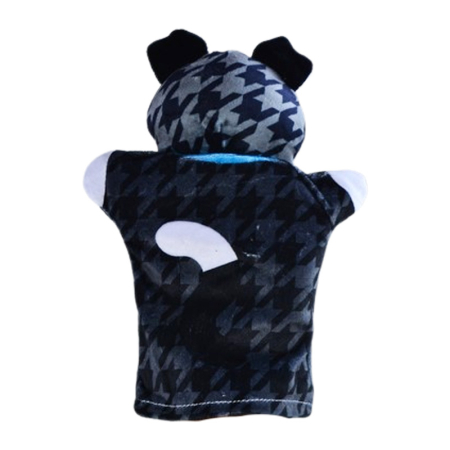 Păpușă de mână, in forma de caine, Mini Junior PM0509N, Negru [1]