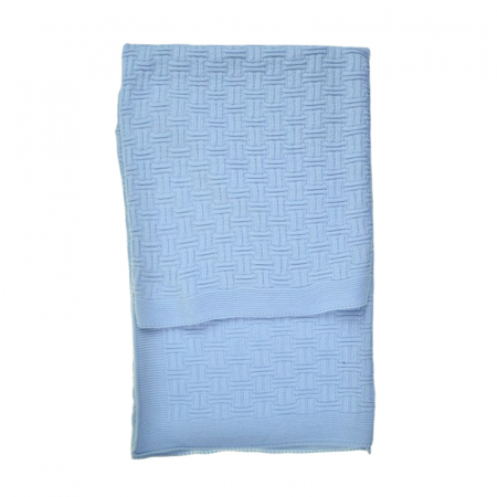 Patura 85 x 60 cm, pentru bebelusi, Mini Junior PT0805A, Albastru [1]