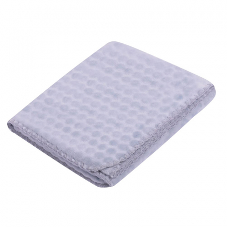 Paturici si pleduri bebelusi - Patura 90 x 80 cm pentru copii Duet Baby 746119-G, Gri