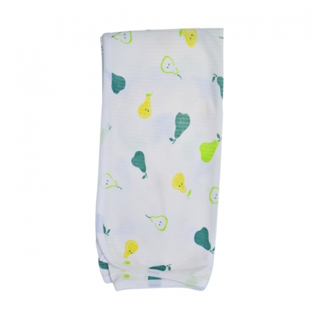 Paturici si pleduri bebelusi - Patura din bumbac 90 x 80 cm, pentru bebelusi, Mini Junior PT0805FC, Alb